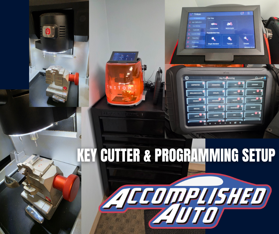 Key Cutter and Programming Setup - Accomplished Auto